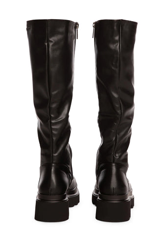 Night So Misunderstood Lace Up Boots