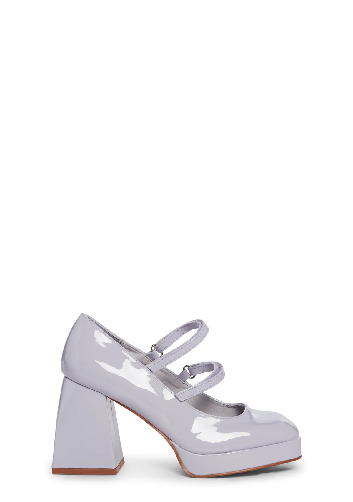 Romantic Harmony Block Heels - Lavender