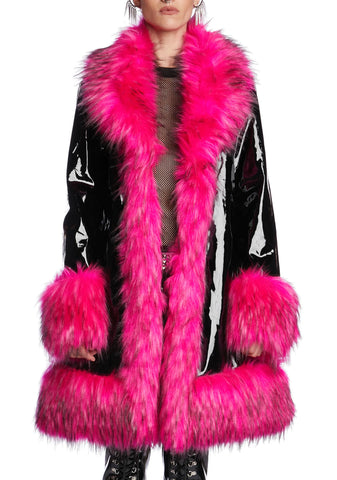 Worst Behavior Faux Fur Coat