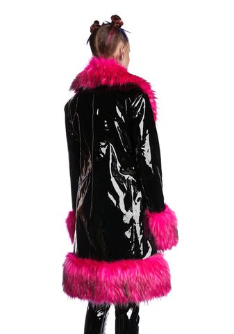 Worst Behavior Faux Fur Coat