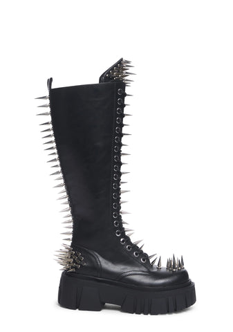 The Problem Child Spiked Boots