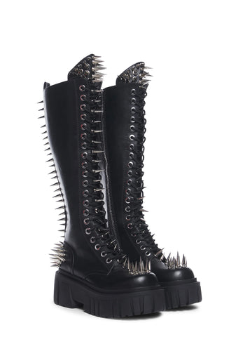 The Problem Child Spiked Boots