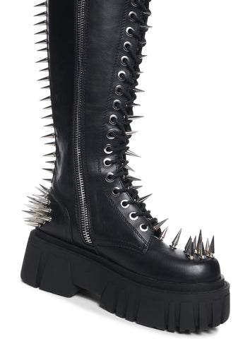 The Problem Child Spiked Boots