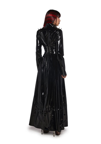 Fatal Trinity Patent Trench Coat