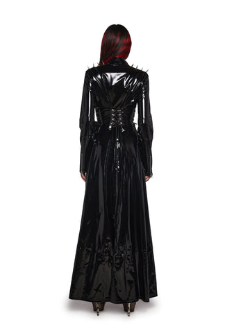 Fatal Trinity Patent Trench Coat
