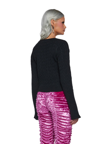 Sweater Weather Cable Knit Cardigan