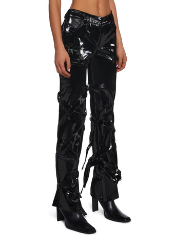 Modulation Liquid Velvet Strappy Pants