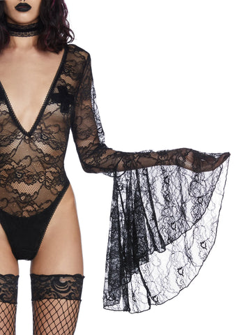 Married To Misery Lace Bodysuit