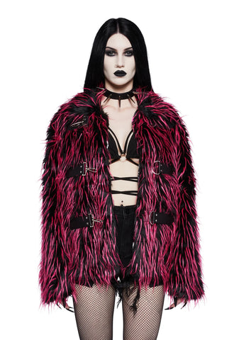 Run From Suburbia Faux Fur Jacket