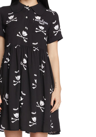 Death Becomes You Shirt Dress