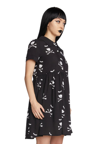 Death Becomes You Shirt Dress