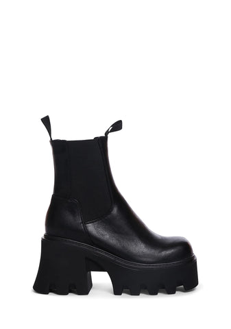 Wipe Out Chunky Platform Ankle Boots