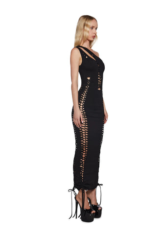Deviant Curfew Cut-Out Maxi Dress