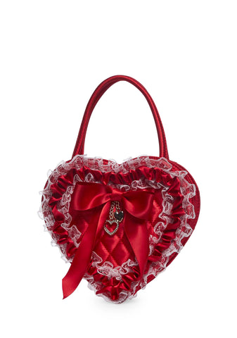 Heart Of It All Satin Handbag