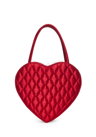 Heart Of It All Satin Handbag