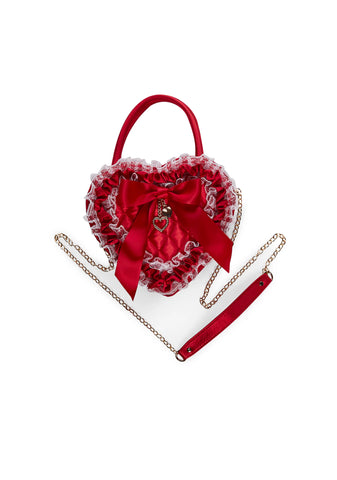 Heart Of It All Satin Handbag