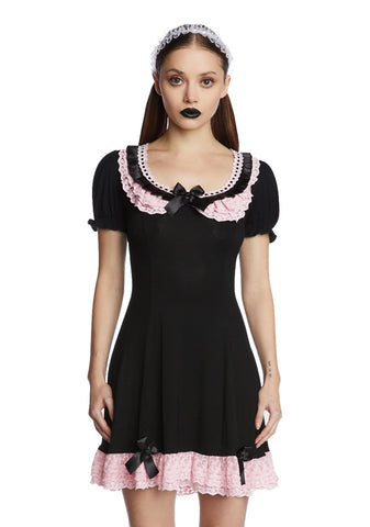 Wicked Not Your Girl Babydoll Dress