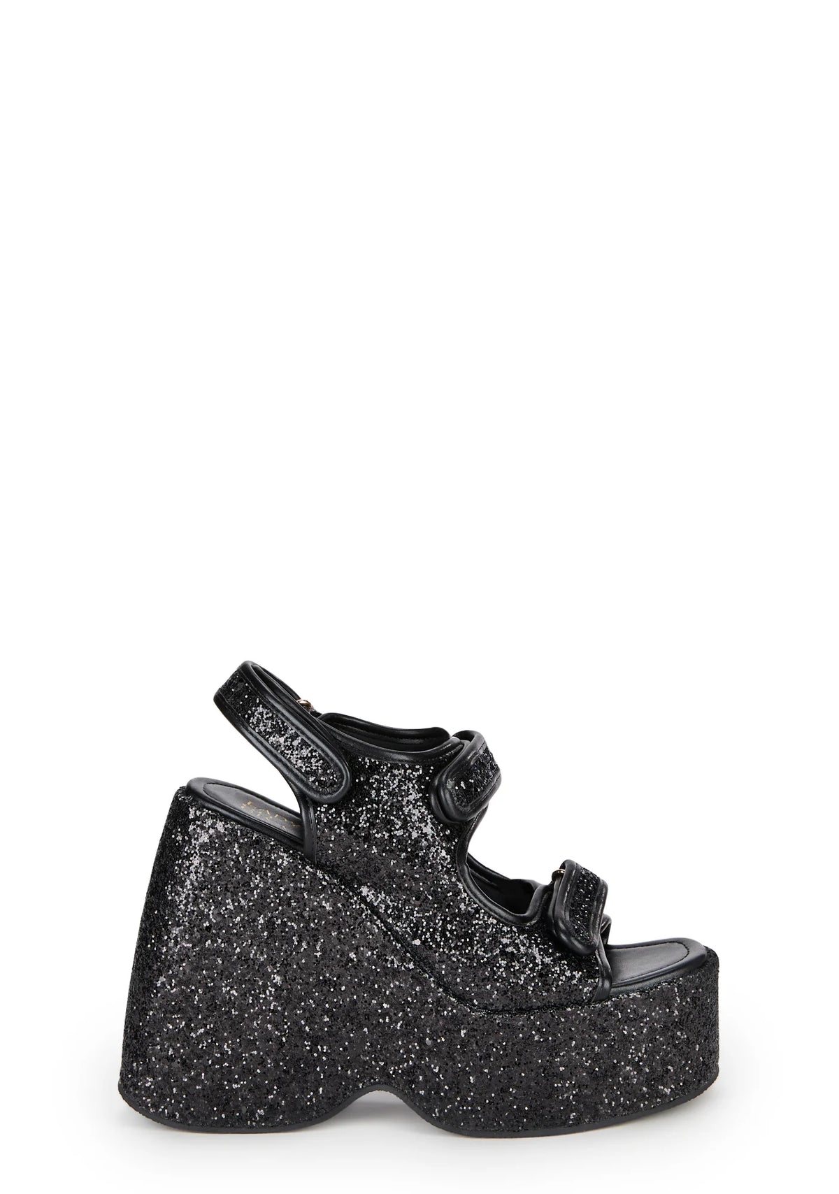 Too Hot Platform Sandals - Black