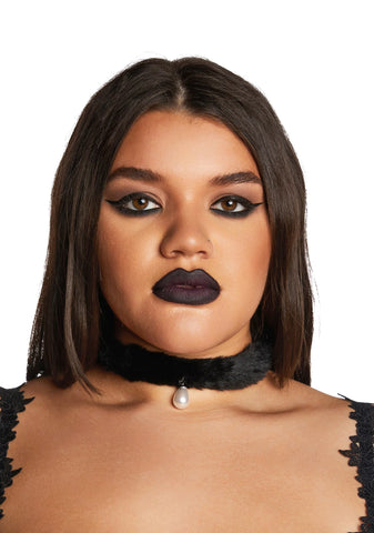 Acting Innocent Faux Fur Choker