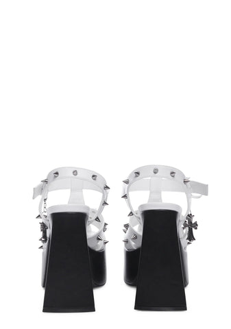 Angel Mist Platform Sandals