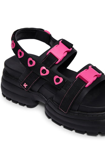 Fake Feelings Chunky Sandals