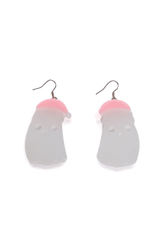 Santa Ghost Drop Earrings