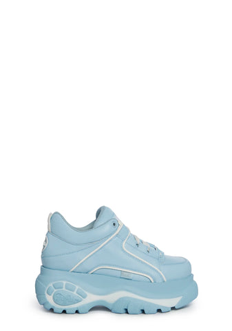 Classic Low Platform Sneakers -Blue