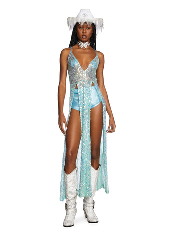 Always Glistening Sequin Set