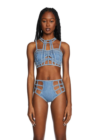 Deviant Treasure Bustier Top