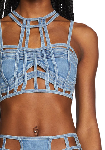 Deviant Treasure Bustier Top