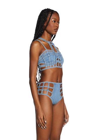 Deviant Treasure Bustier Top