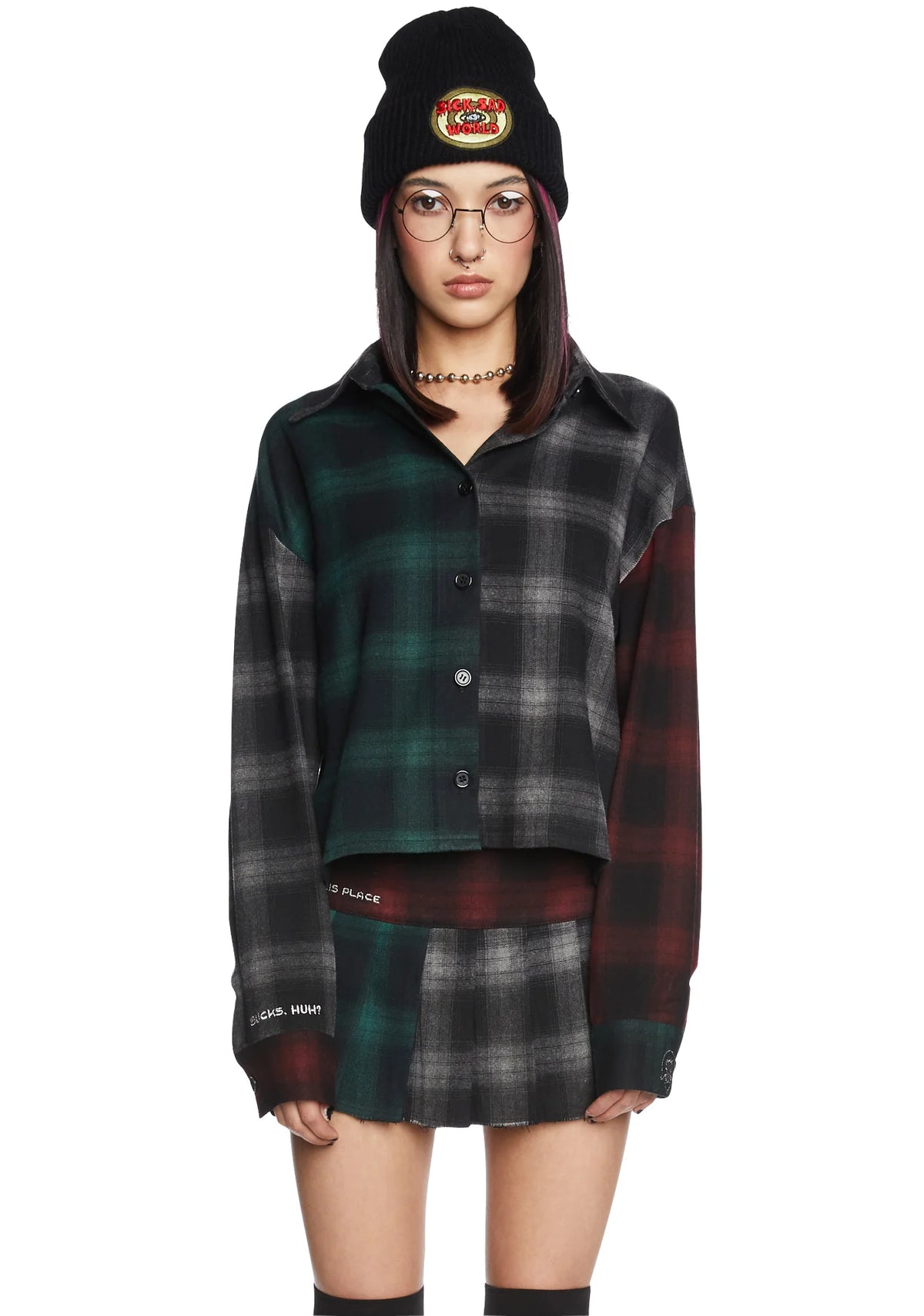 90s Cynic Plaid Shirt