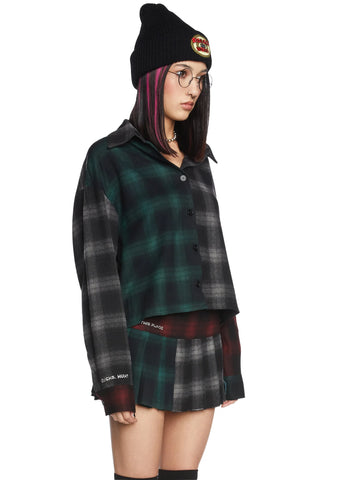 90s Cynic Plaid Shirt