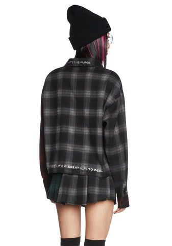 90s Cynic Plaid Shirt