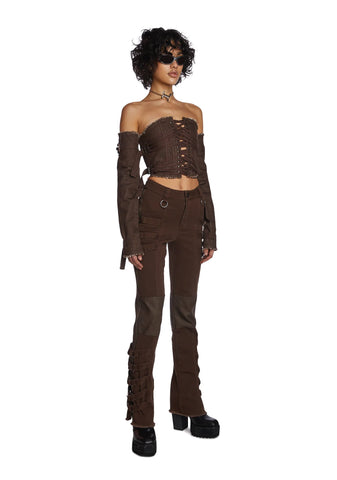 Echo Strappy Twill Pants