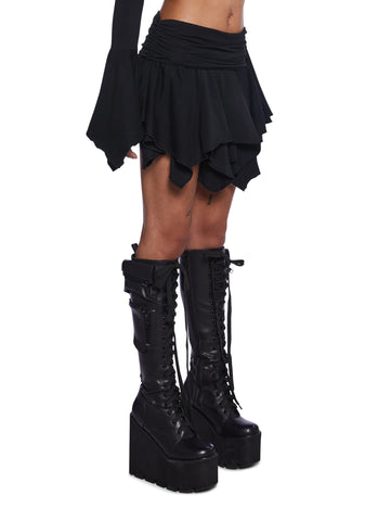 F Is For Fairies™  Mini Skirt - Black