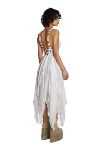 Echo Handkerchief Midi Dress