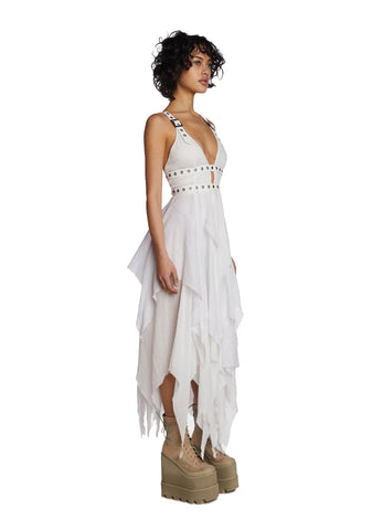 Echo Handkerchief Midi Dress