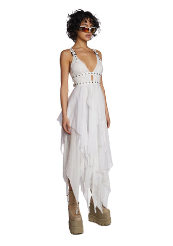 Echo Handkerchief Midi Dress