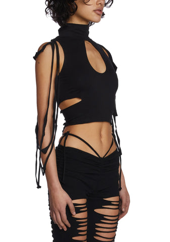 Echo Shredded Crop Tank