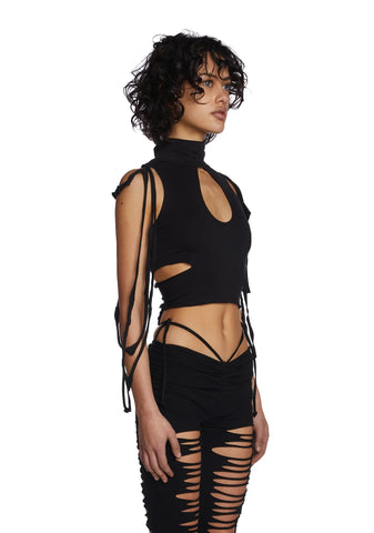 Echo Shredded Crop Tank