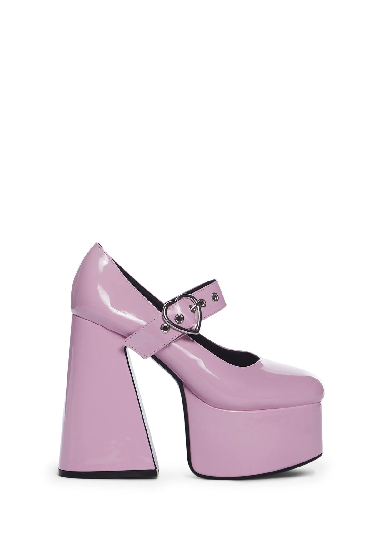 Sissy Patent Platform Heels