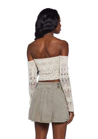 Knit Halter Crop Top