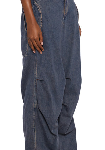 Baggy Cargo Pants - Purple