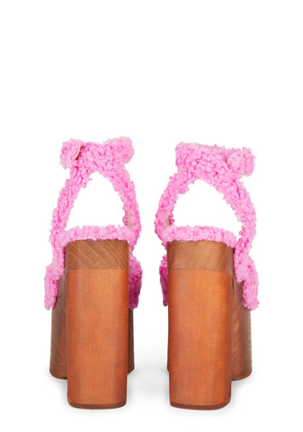 Superior Platform Heels - Fuchsia