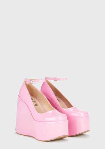 Munoz Wedge Heels - Pink