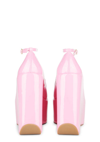 Munoz Wedge Heels - Pink