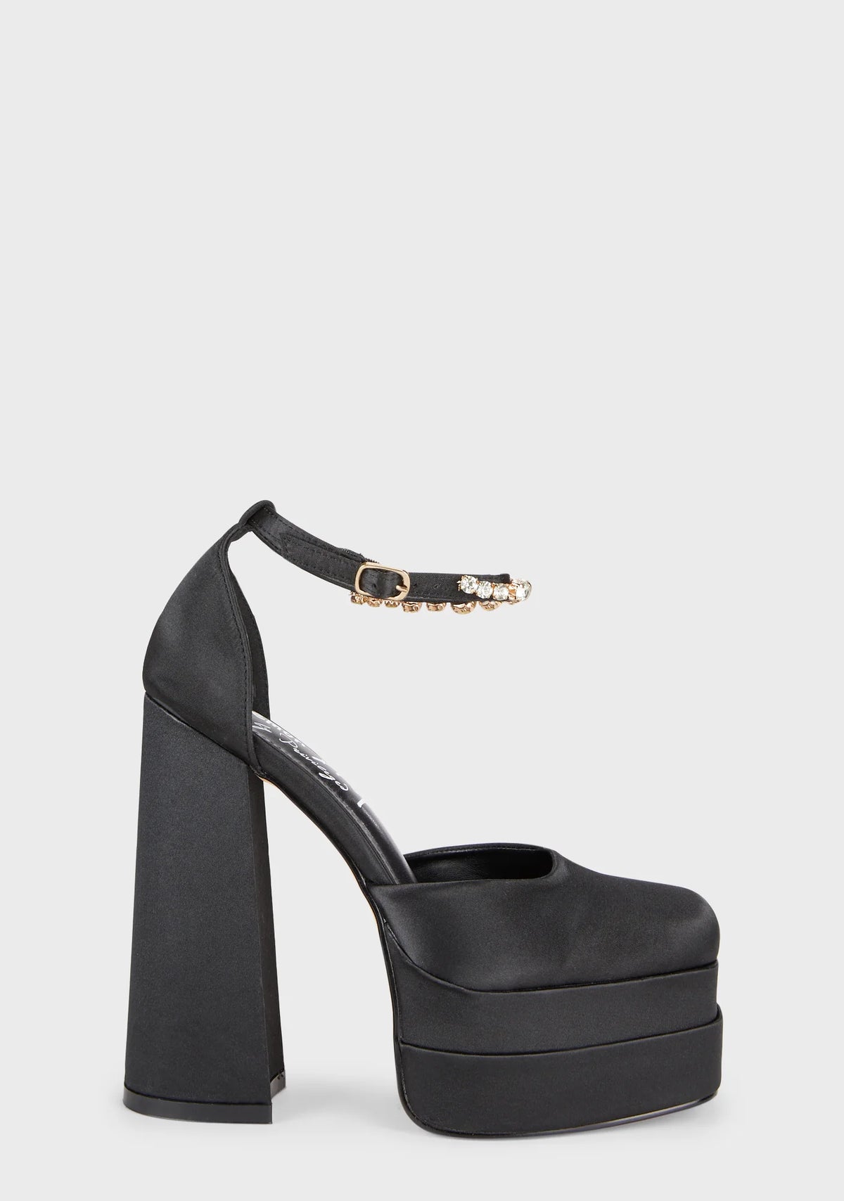 Typhoon Platform Heels - Black