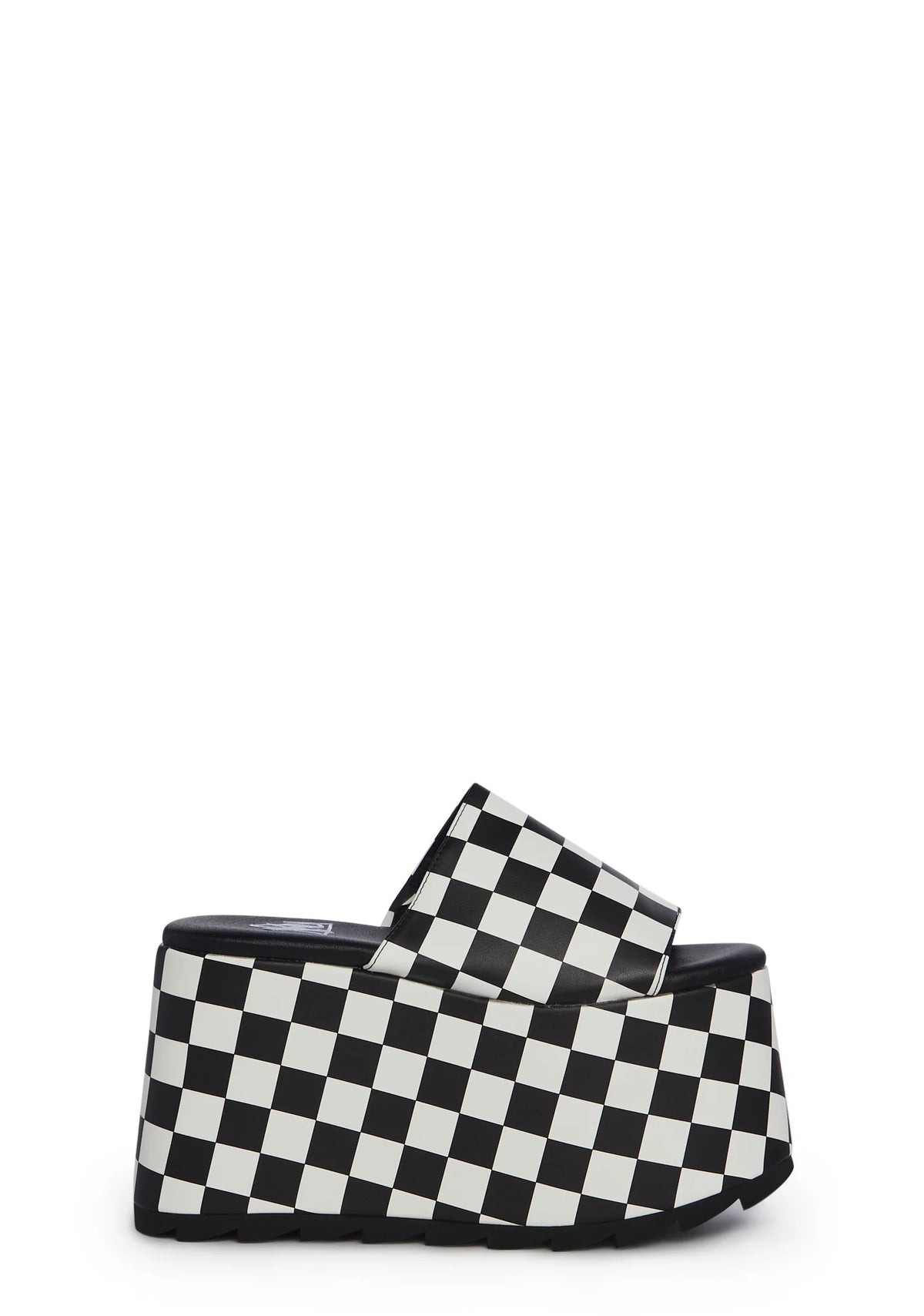 Gwen Platform Sandals - Checkered