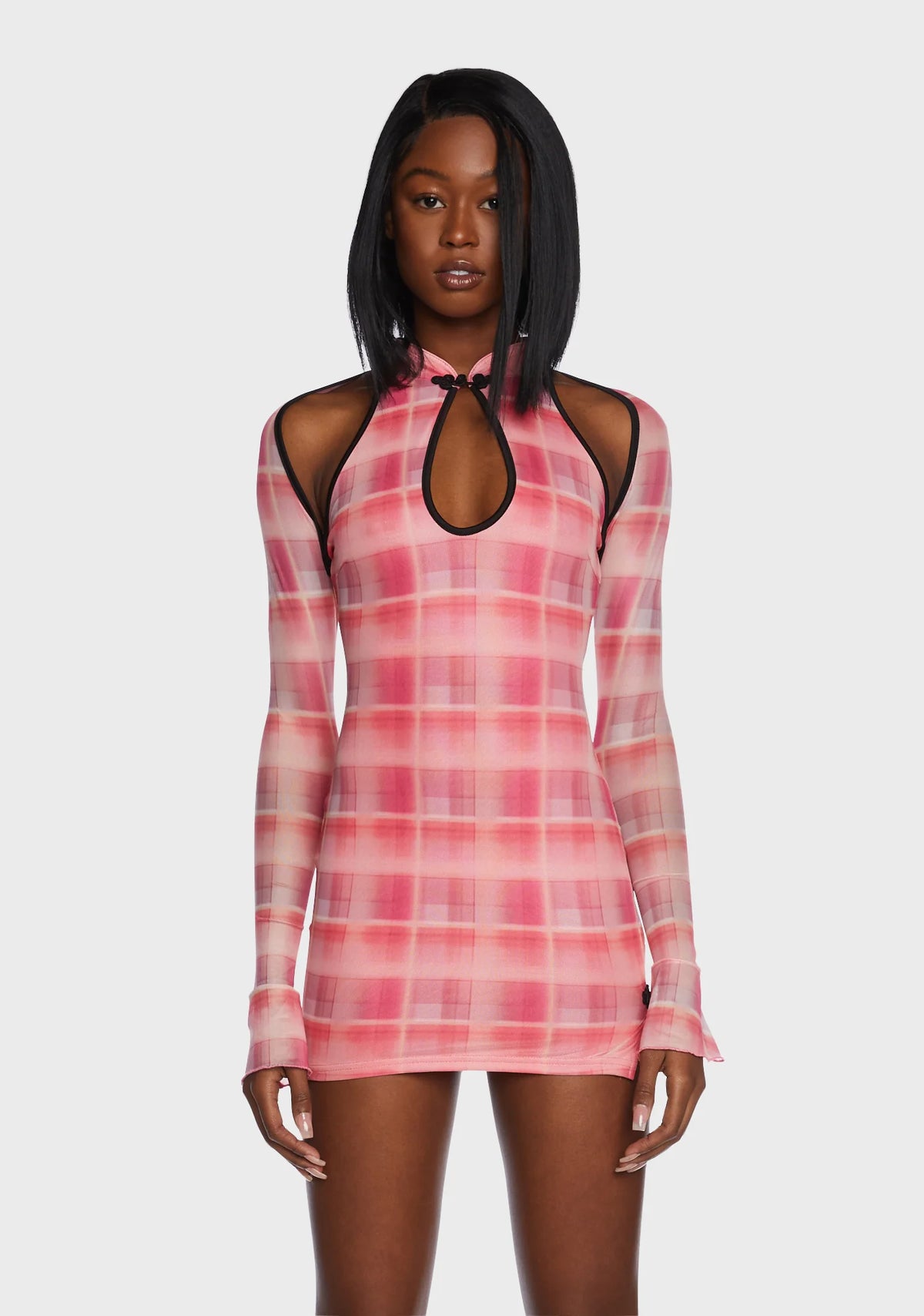 Rose Never Before Seen Mini Dress